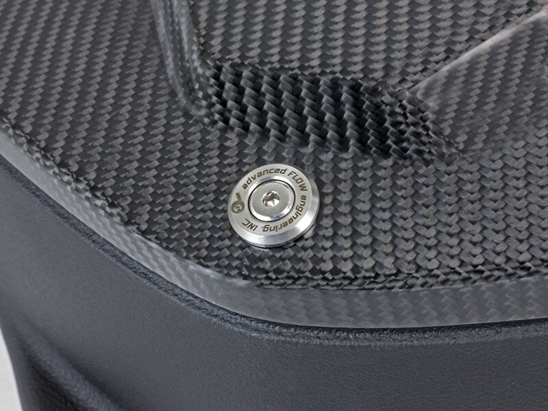 AFE Black Series Stage-2 Carbon Fiber Cold Air Intakes - aFe Black Series Stage-2 Carbon Fiber Cold Air Intake System w/ Pro DRY S Media - 18-19 BMW M5 (F90)