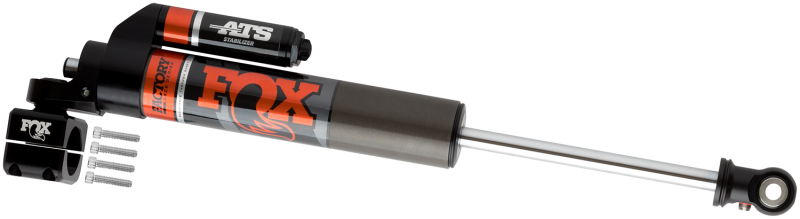 FOX 2.0 Factory Steer Stblizer - Fox 08-13 Ram 2500/3500 4WD 2.0 Factory Series ATS Steering Stabilizer - Anodized