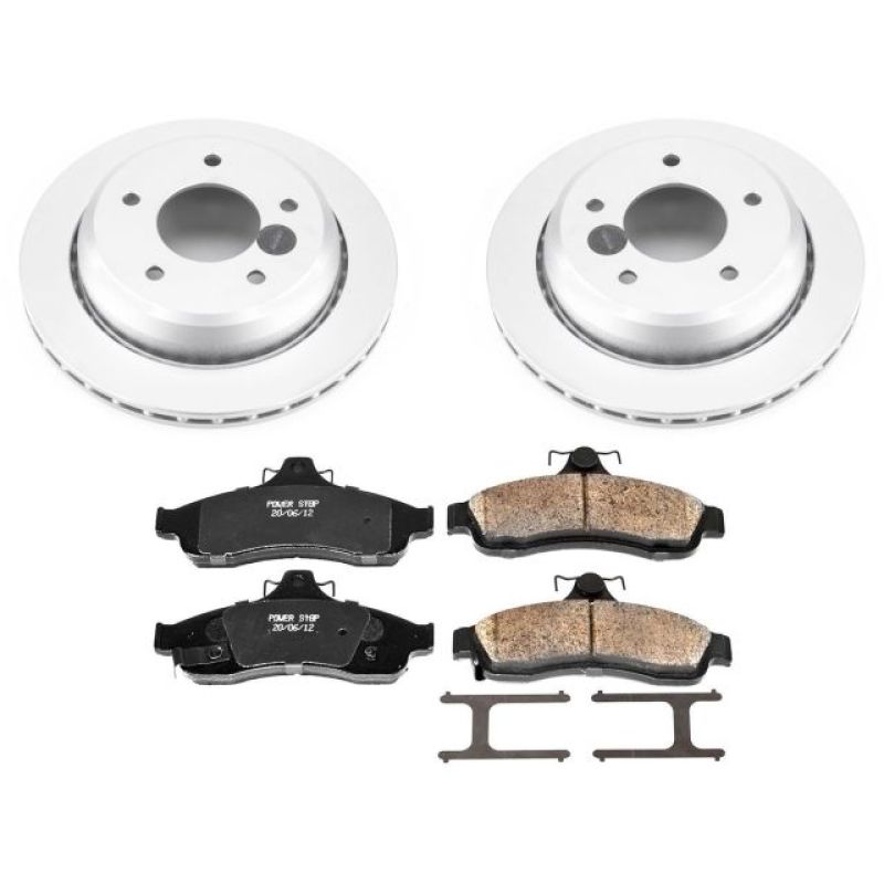 PSB Z17 Evolution Coated Kit - Power Stop 94-96 Chevrolet Caprice Rear Z17 Evolution Geomet Coated Brake Kit