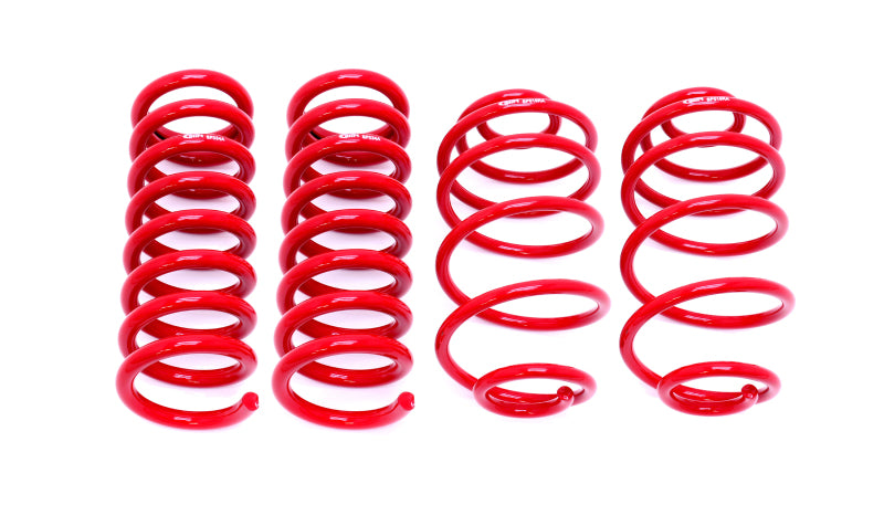 BMR Lowering Springs - BMR 67-72 A-Body Lowering Spring Kit (Set Of 4) - Red
