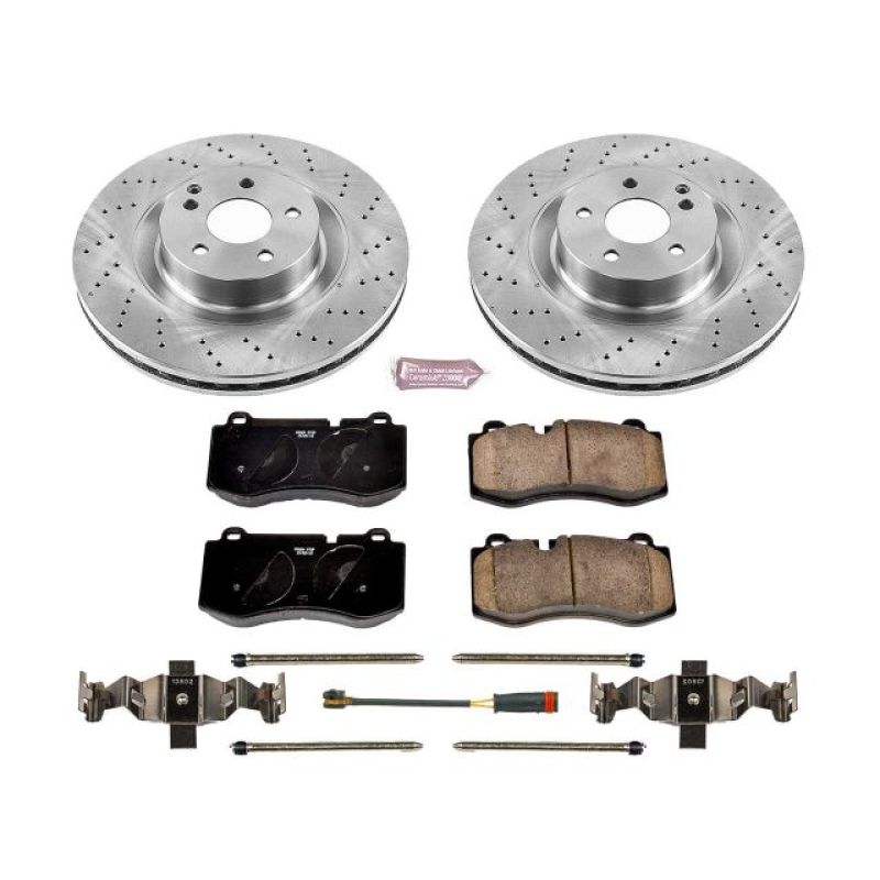 PSB Autospecialty Kit - Power Stop 09-14 Mercedes-Benz CL550 Front Autospecialty Brake Kit
