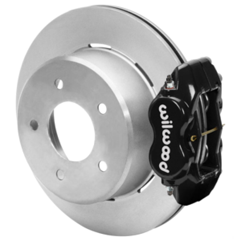 WIL Dynalite Brake Kit - Wilwood 88-98 Chevy Silverado Forged Dynalite 12.19x0.81 Plain Rear Drum to Disc Conv. - Black