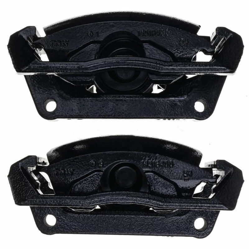 PSB Black Calipers - Power Stop 11-18 Ram 1500 Rear Black Calipers - Pair (w/Bracket)
