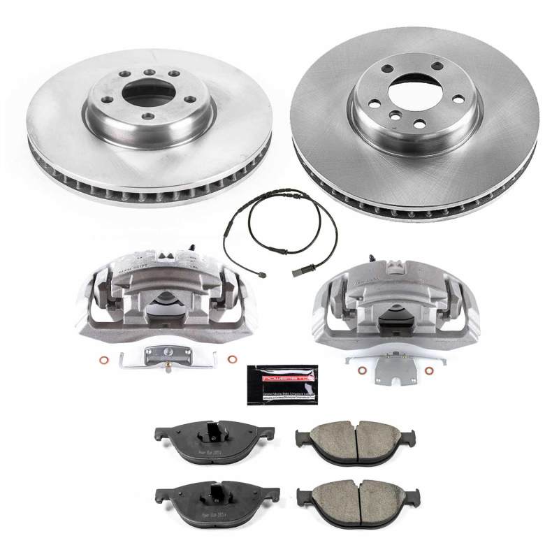PSB Autospecialty Kit - Power Stop 13-15 BMW ActiveHybrid 7 Front Autospecialty Kit w/Cals