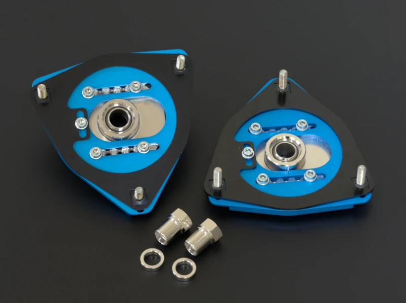 CUS Front Pillow Upper Mount - Cusco Subaru Impreza WRX STi GR/GV/VA Upper Pillow Mount Set Camber/Caster Adjustable