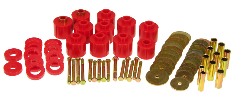 PRO Body/Subframe Bush - Red - Prothane 76-79 Jeep CJ5/7 1in Lift Body Mount - Red