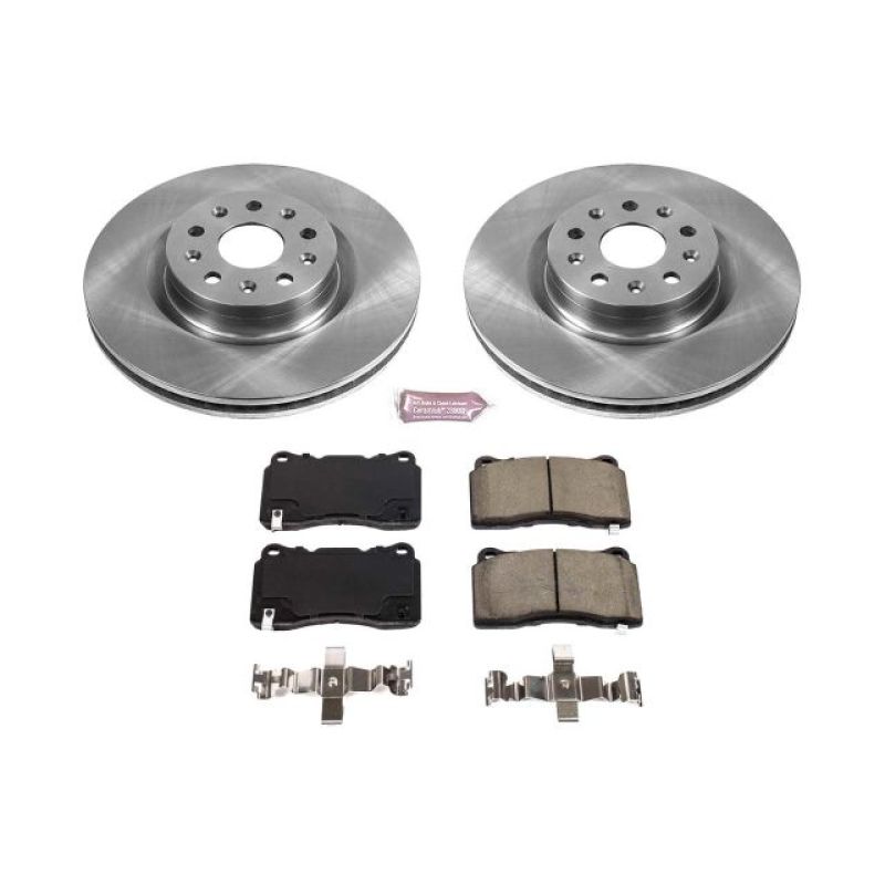 PSB Autospecialty Kit - Power Stop 16-17 Cadillac CT6 Front Autospecialty Brake Kit