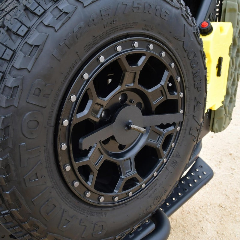 WES Tire Carrier - Westin 19-24 Mercedes-Benz Sprinter XTS Rear Tire Carrier - Textured Black