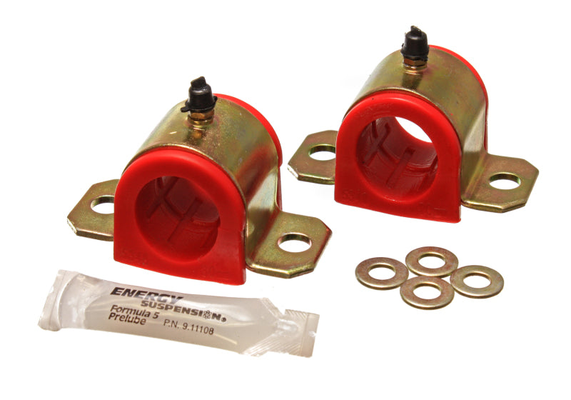 ES Sway Bar Bushings - Red - Energy Suspension 93-98 Toyota Supra Red 30mm Front Sway Bar Frame Bushings