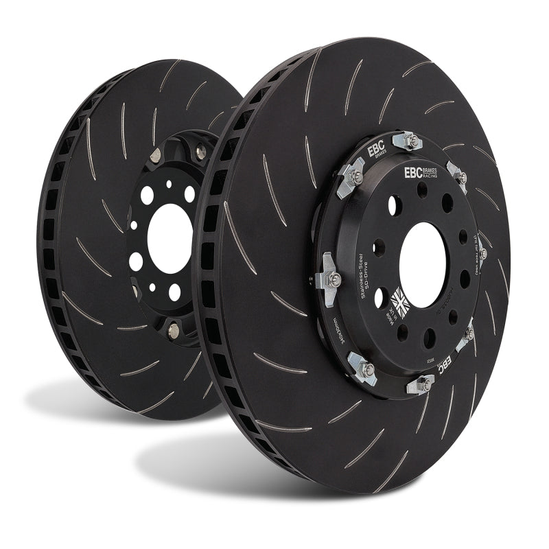EBC 2 Piece Racing Rotors - EBC Racing 10-21 Mercedes-Benz C63 S AMG/2014+ Mercedes-Benz E63 AMG 2 Piece SG Racing Front Rotors
