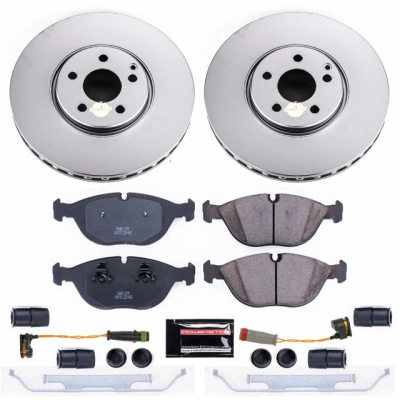 PSB Z23 Evolution Coated Kit - Power Stop 04-05 Mercedes-Benz E500 Front Z23 Evolution Sport Coated Brake Kit
