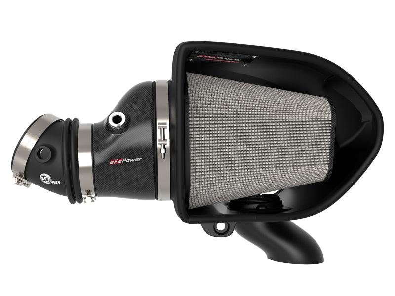 AFE Track Series Intake - aFe Magnum Force Stage-2 Track Series Carbon Fiber AIS w/Pro Dry S Media-18 Dodge Challenger V8-6.2L