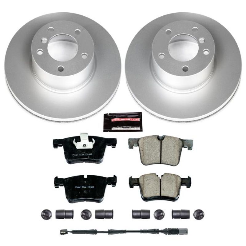 PSB Z23 Evolution Coated Kit - Power Stop 14-16 BMW 228i Front Z23 Evolution Sport Coated Brake Kit