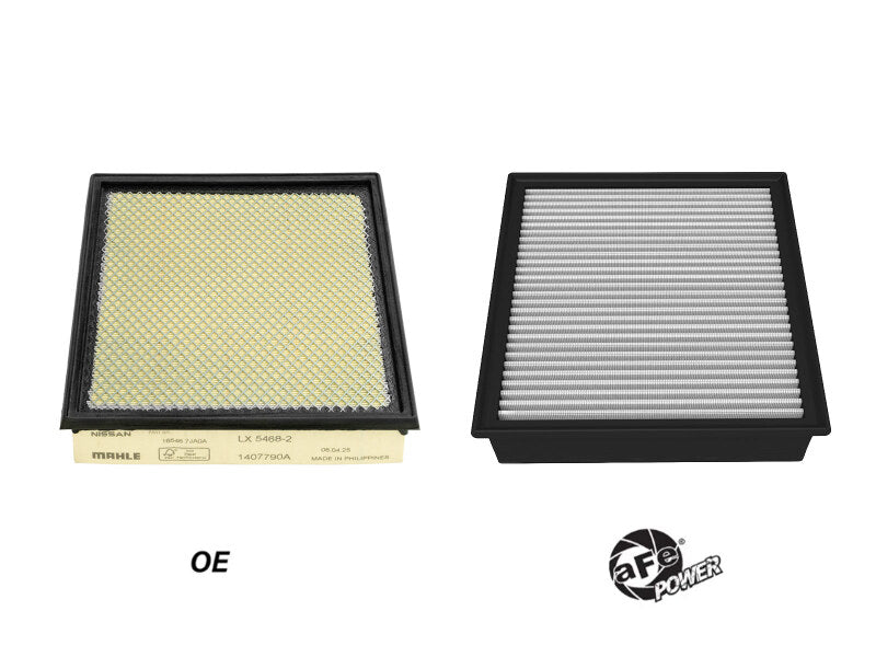 AFE Magnum FLOW OE Replacement Filters - aFe Magnum FLOW OE Replacement Air Filter Pro DRY S Nissan Patrol/Armada (Y63) 25-26 V6-3.5L (tt)