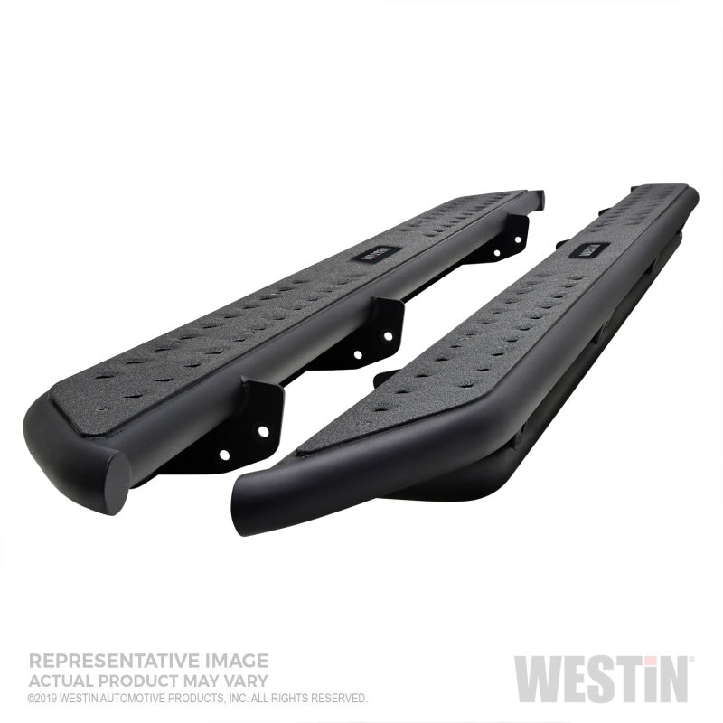 WES Nerf Bars - Outlaw - Westin 2020 Jeep Gladiator Outlaw Nerf Step Bars - Textured Black