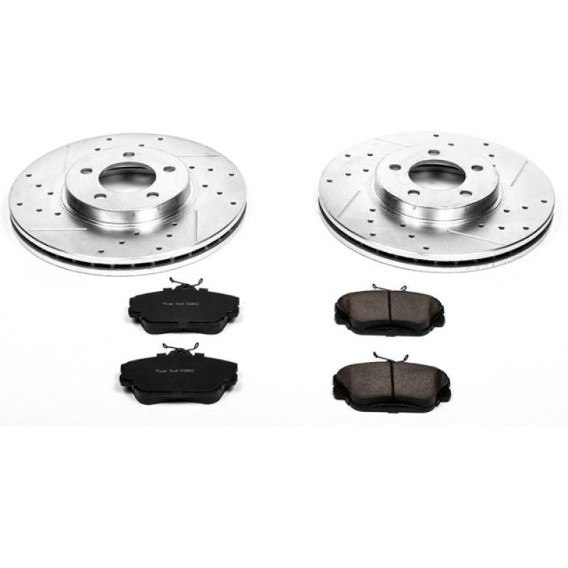 PSB Z23 Evolution Kit - Power Stop 96-99 Ford Taurus Front Z23 Evolution Sport Brake Kit