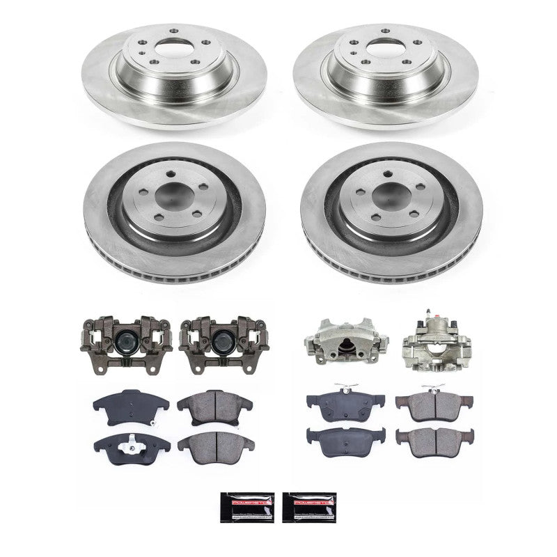 PSB Autospecialty Kit w/Cals - Power Stop 13-16 Ford Fusion Rear Autospecialty Kit w/Calipers