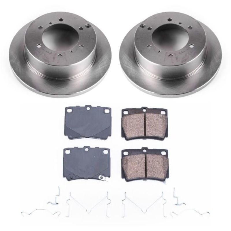 PSB Autospecialty Kit - Power Stop 97-04 Mitsubishi Montero Sport Rear Autospecialty Brake Kit