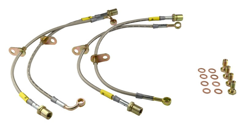 GR G-Stop Brake Line Kits - Goodridge 13-16 Scion FR-S/Subaru BRZ Stainless Steel Brake Line Kit