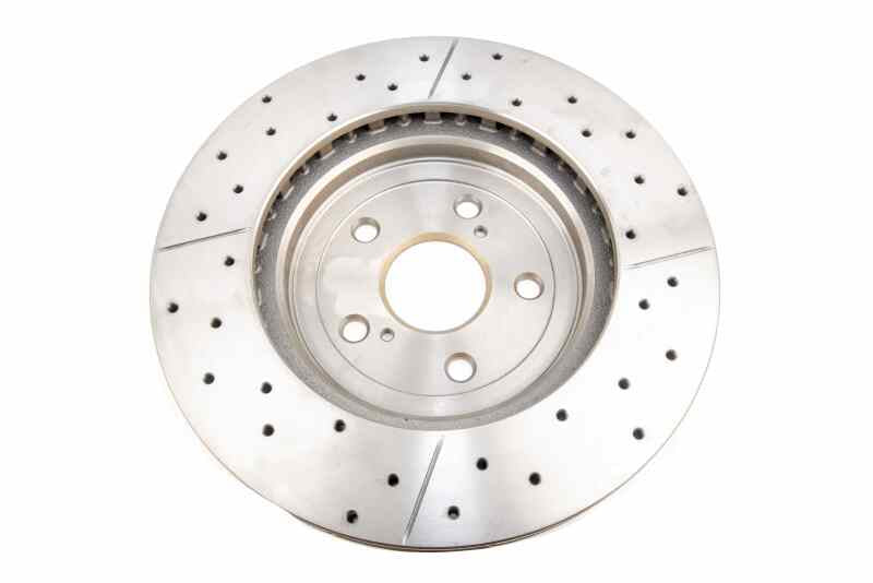 DBA Street Slot&Drill Rotors - DBA 04-06 Lexus RX330 Front Drilled & Slotted Street Series Rotor