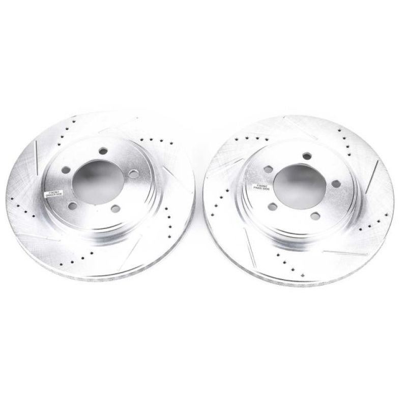 PSB Evolution Drill/Slot Rotor - Power Stop 06-10 Ford Explorer Front Evolution Drilled & Slotted Rotors - Pair