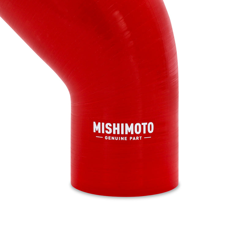 MM Couplers - 45 Deg - Mishimoto Silicone Reducer Coupler 45 Degree 3.5in to 4in - Red