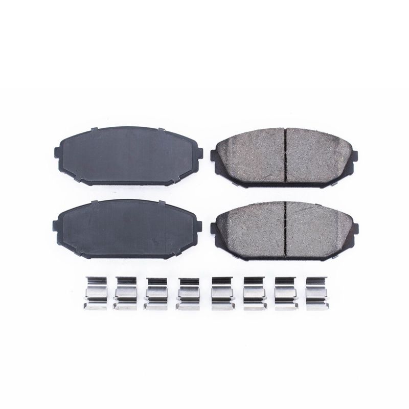 PSB Z17 Evolution Brake Pads - Power Stop 01-02 Acura MDX Front Z17 Evolution Ceramic Brake Pads w/Hardware