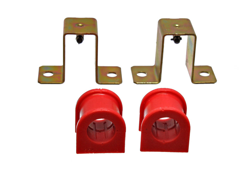 ES Sway Bar Bushings - Red - Energy Suspension 94-04 Ford Mustang Red 30mm Front Sway Bar Bushing Set-Reuse Outer Bracket