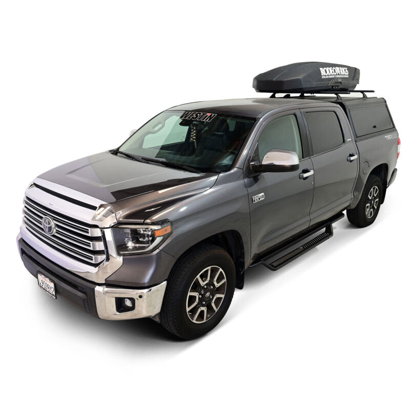 WES Running Boards - Outlaw - Westin 07-21 Toyota Tundra CrewMax Cab Outlaw Drop Running Boards - Tex. Blk