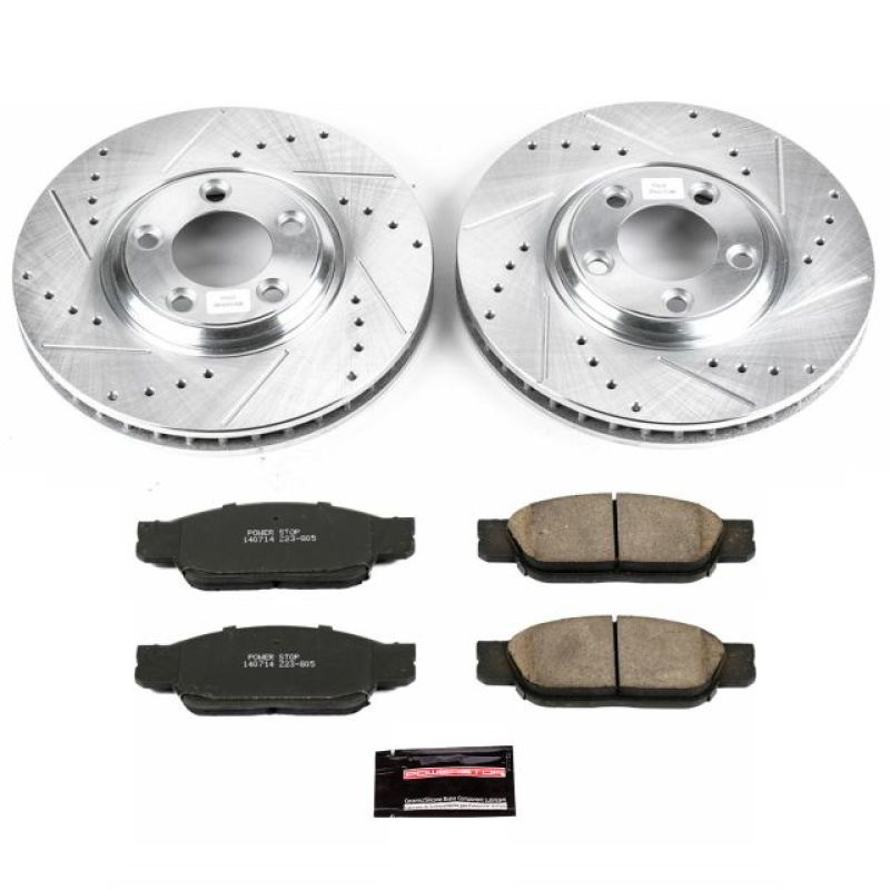PSB Z23 Evolution Kit - Power Stop 02-05 Ford Thunderbird Front Z23 Evolution Sport Brake Kit