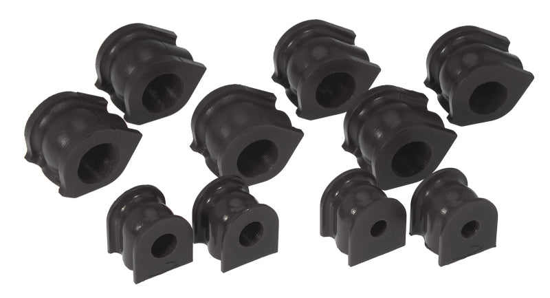 PRO Sway/End Link Bush - Blk - Prothane 06+ Honda Civic Front/Rear Sway Bar Bushing Kit - Black