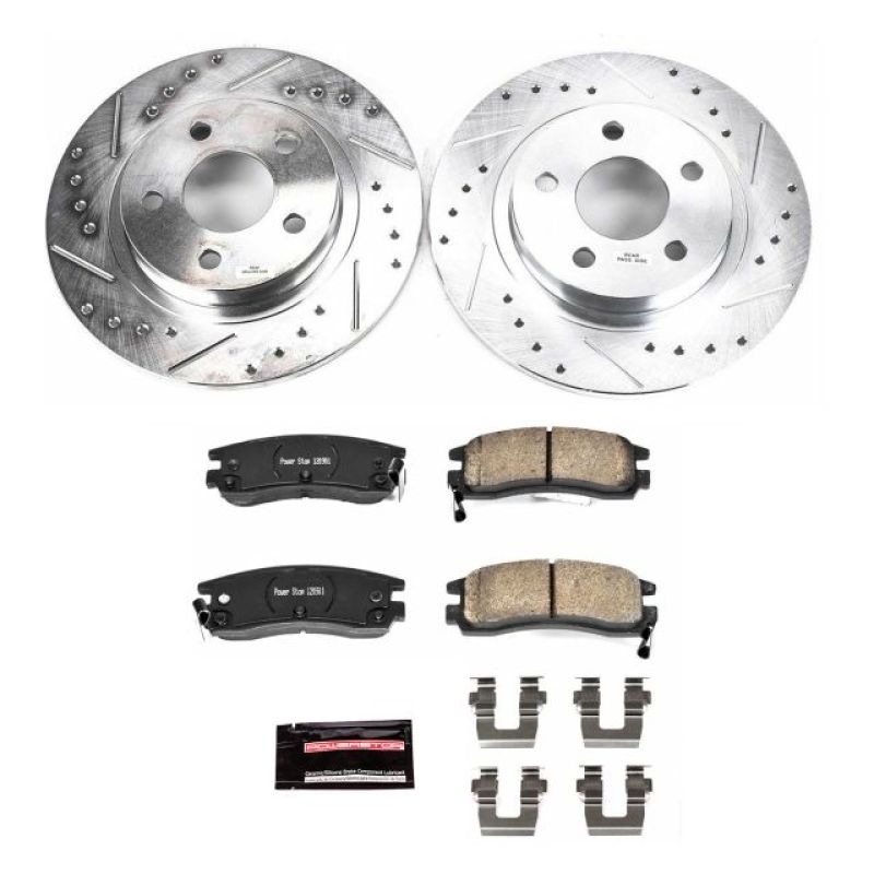 PSB Z23 Evolution Kit - Power Stop 03-05 Buick Park Avenue Rear Z23 Evolution Sport Brake Kit