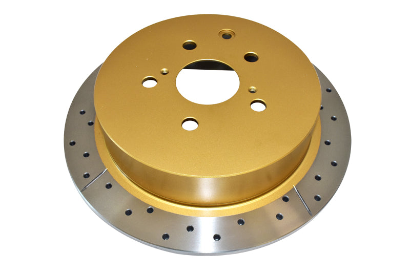 DBA Street Slot&Drill Rotors - DBA 10-15 Lexus RX350 Rear Drilled & Slotted Street Series Rotor