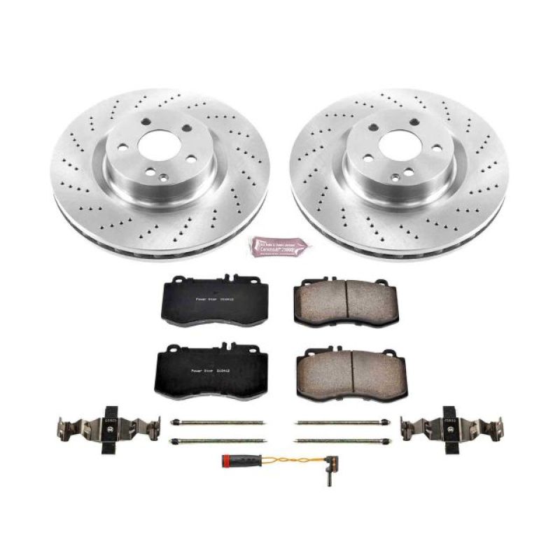 PSB Autospecialty Kit - Power Stop 10-16 Mercedes-Benz E350 Front Autospecialty Brake Kit