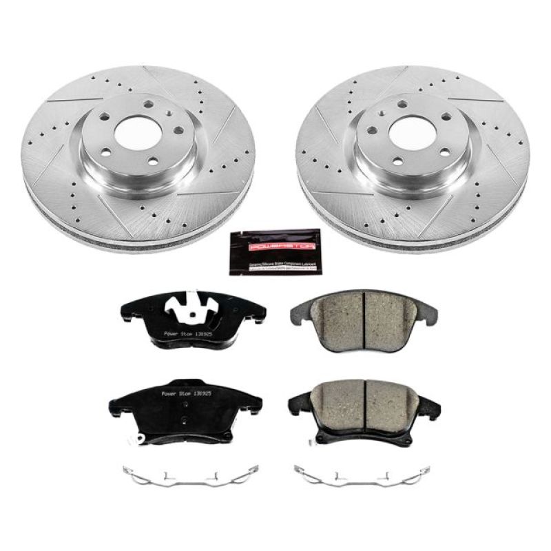 PSB Z23 Evolution Kit - Power Stop 13-19 Ford Fusion Front Z23 Evolution Sport Brake Kit