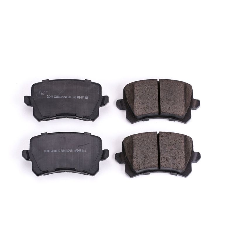PSB Z16 Evolution Brake Pads - Power Stop 2015 Audi Q3 Rear Z16 Evolution Ceramic Brake Pads