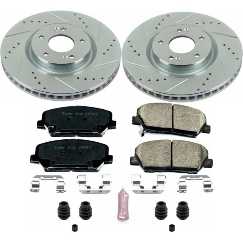 PSB Z23 Evolution Kit - Power Stop 11-15 Kia Optima Front Z23 Evolution Sport Brake Kit