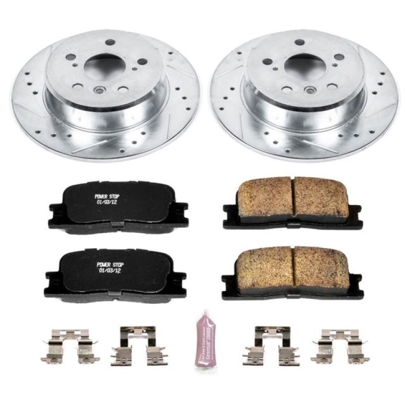 PSB Z23 Evolution Kit - Power Stop 01-03 Toyota Highlander Rear Z23 Evolution Sport Brake Kit