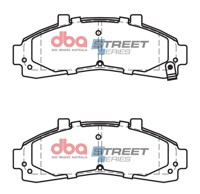DBA Street Series Brake Pads - DBA 95-01 Ford Explorer RWD Street Series Front Brake Pads