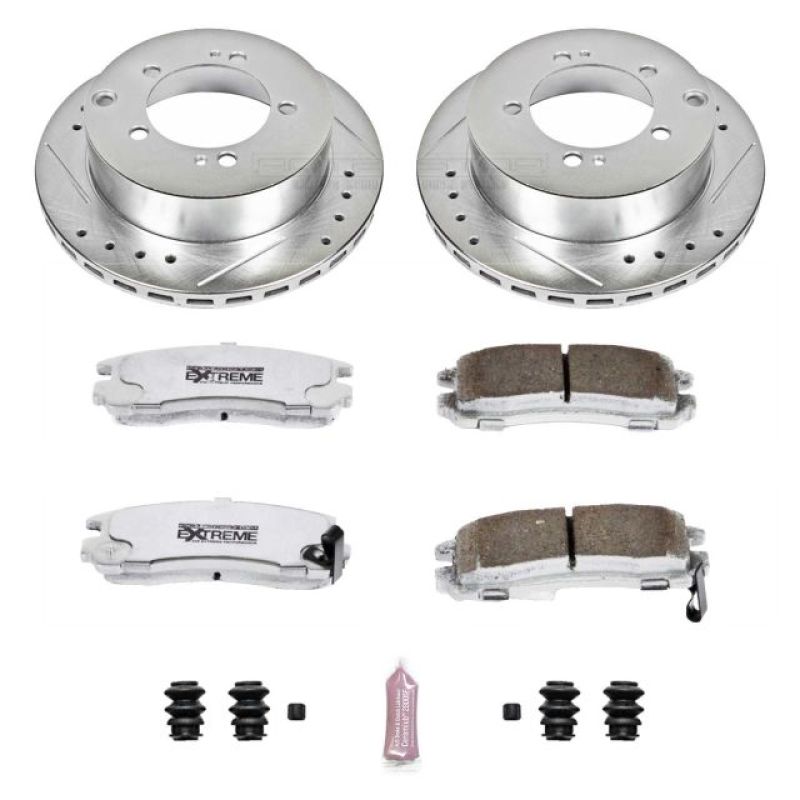 PSB Z26 Street Warrior Kit - Power Stop 91-96 Dodge Stealth Rear Z26 Street Warrior Brake Kit