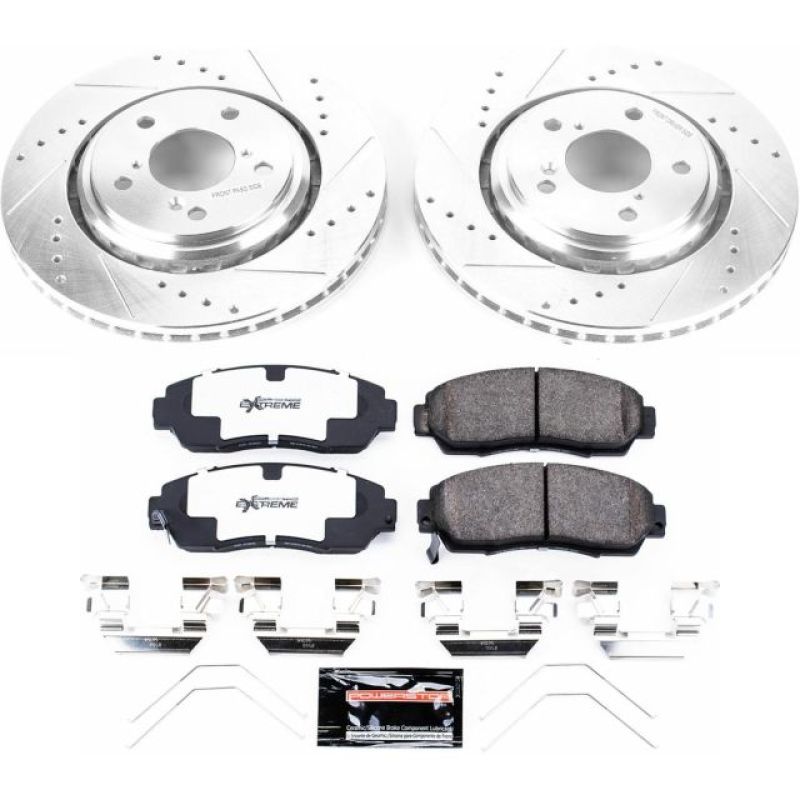 PSB Z26 Street Warrior Kit - Power Stop 15-17 Honda Odyssey Front Z26 Street Warrior Brake Kit