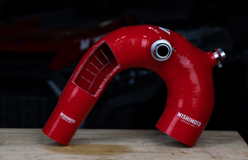 MM Powersports Silicone Hose - Intake - Mishimoto 2016+ Polaris RZR XP Turbo Silicone Intake J-Tube - Red