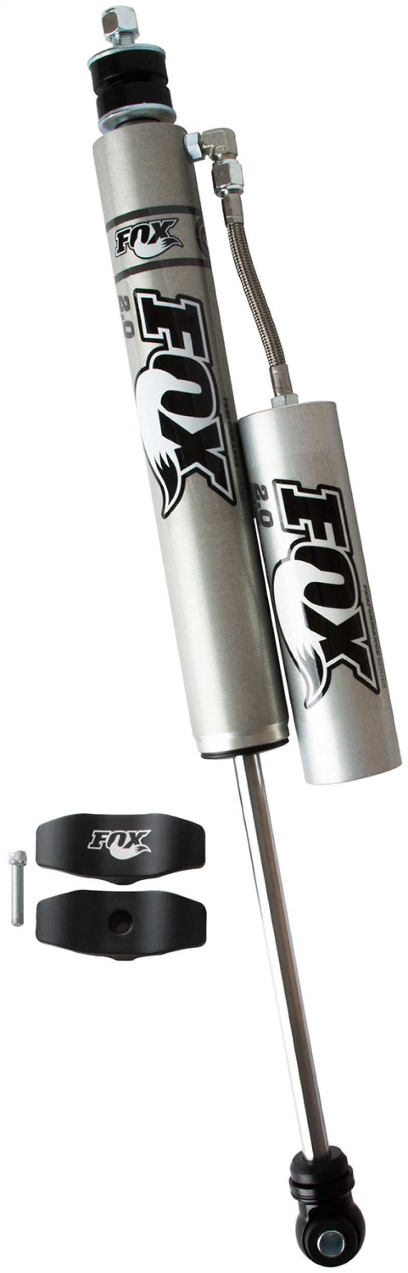 FOX 2.0 Perf Shock - Fox 07+ Jeep JK 2.0 Performance Series 9.6in. Smooth Body Remote Res. Front Shock / 1.5-3.5in. Lift