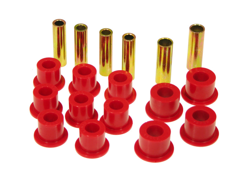 PRO Spring/Shackle Bush- Red - Prothane 86.5-97 Nissan Hardbody 4wd Spring & Shackle Bushings - Red
