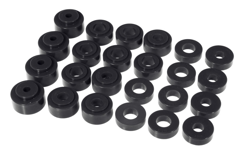 PRO Body/Subframe Bush - Blk - Prothane 68-72 GM Mid-Size Convert Body Mount - Black