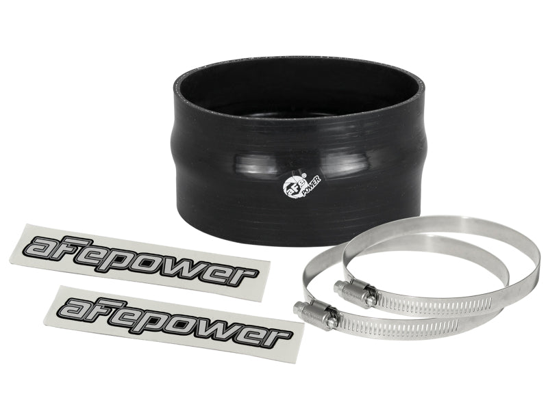 AFE Elbow Reducing Couplers - aFe Magnum FORCE CAI Univ. Silicone Coupling Kit (3.875in. ID / 2.25in. L) Straight Coupler w/Hump