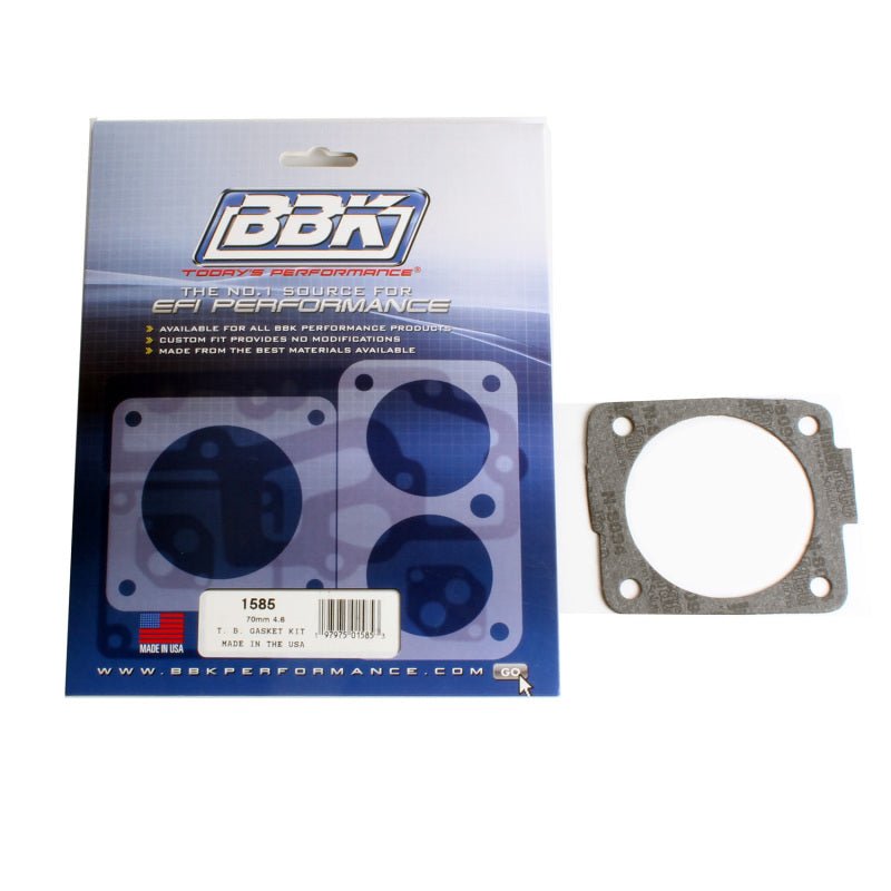BBK Throttle Body Gasket Set - BBK 96-04 Ford Mustang Truck 4.6 5.4 70 75mm Throttle Body Gasket Kit