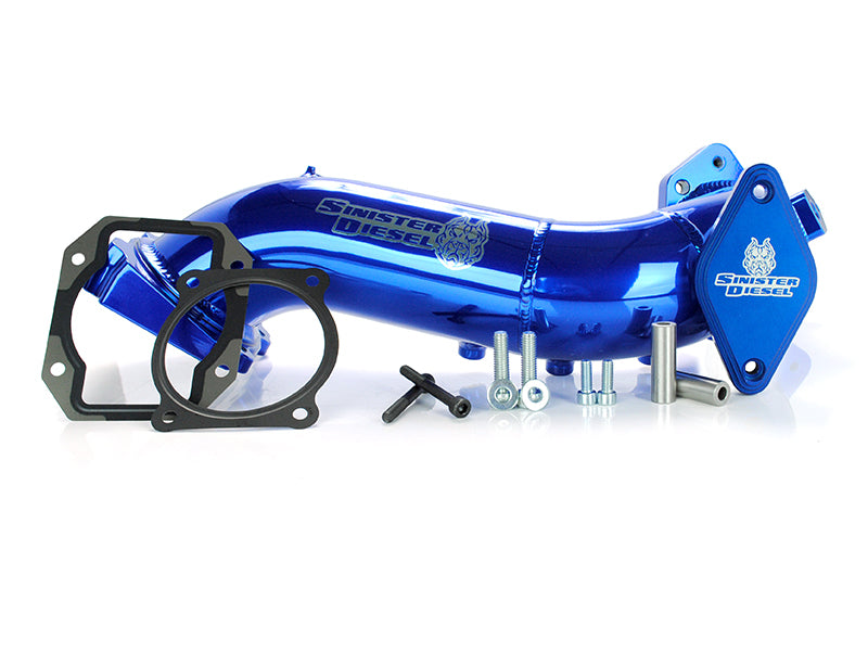 SIN Intake Elbows - Sinister Diesel 11-15 Chevy Duramax LML Intake Bridge