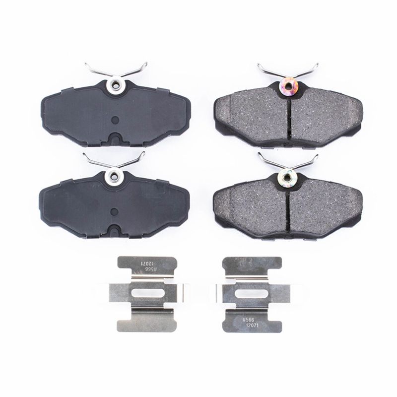 PSB Z17 Evolution Brake Pads - Power Stop 93-05 Ford Taurus Rear Z17 Evolution Ceramic Brake Pads w/Hardware