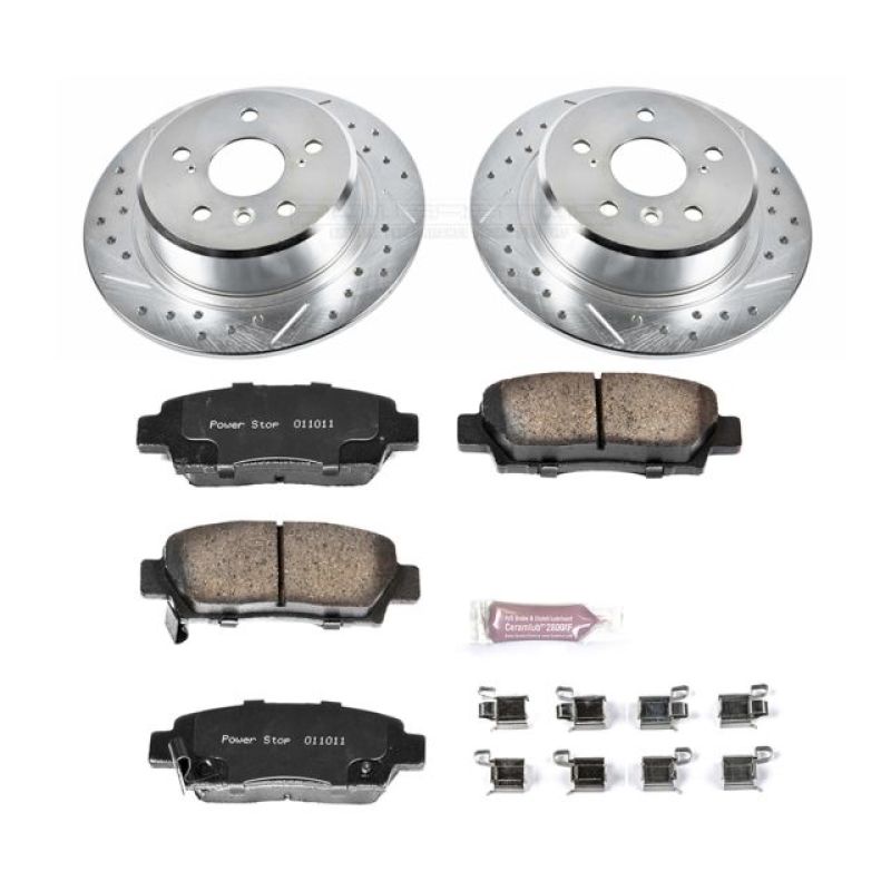 PSB Z23 Evolution Kit - Power Stop 95-99 Toyota Avalon Rear Z23 Evolution Sport Brake Kit